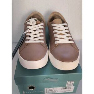 Revitalign Pacific US 11 (B) EU 41. 5 Women's Leather Casual Orthotic Shoes Tan